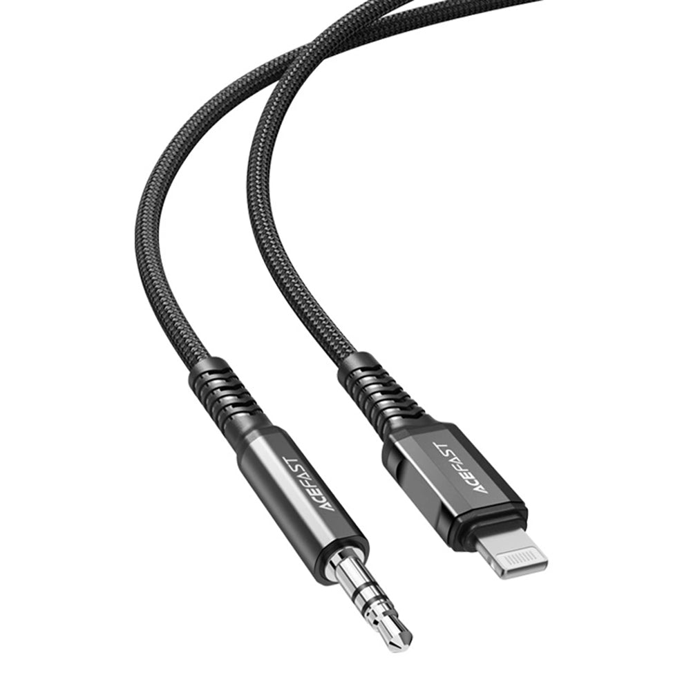 Cablu Audio Lightning - 3.5mm Acefast C1-06, 1.2m, Negru