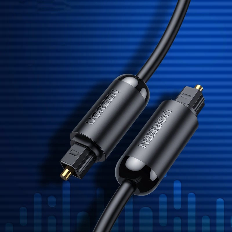 Cablu Audio Optic UGREEN AV122, Toslink / SPDIF, 1.5m, Negru