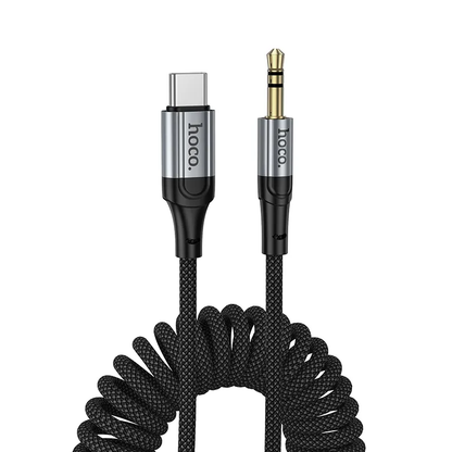 Cablu Audio USB-C - 3.5mm HOCO UPA33B, 1.5m, Negru