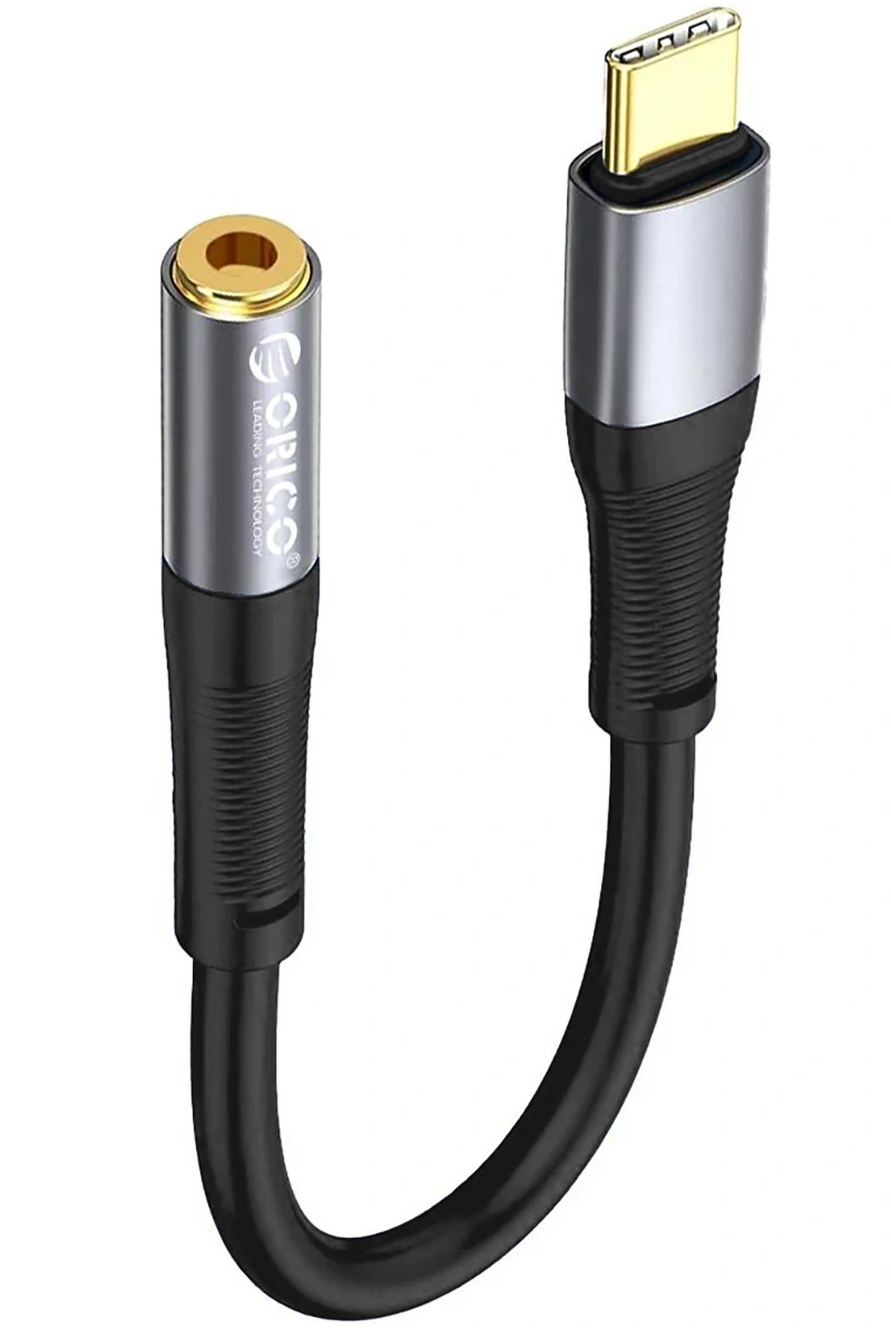 Adaptor Audio USB-C - 3.5mm Orico AXC-02, Negru