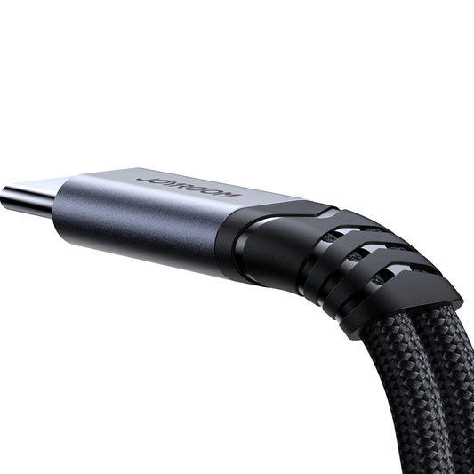 Cablu Audio USB-C - 3.5mm / USB-C Joyroom SY-C02, 0.14m, Negru