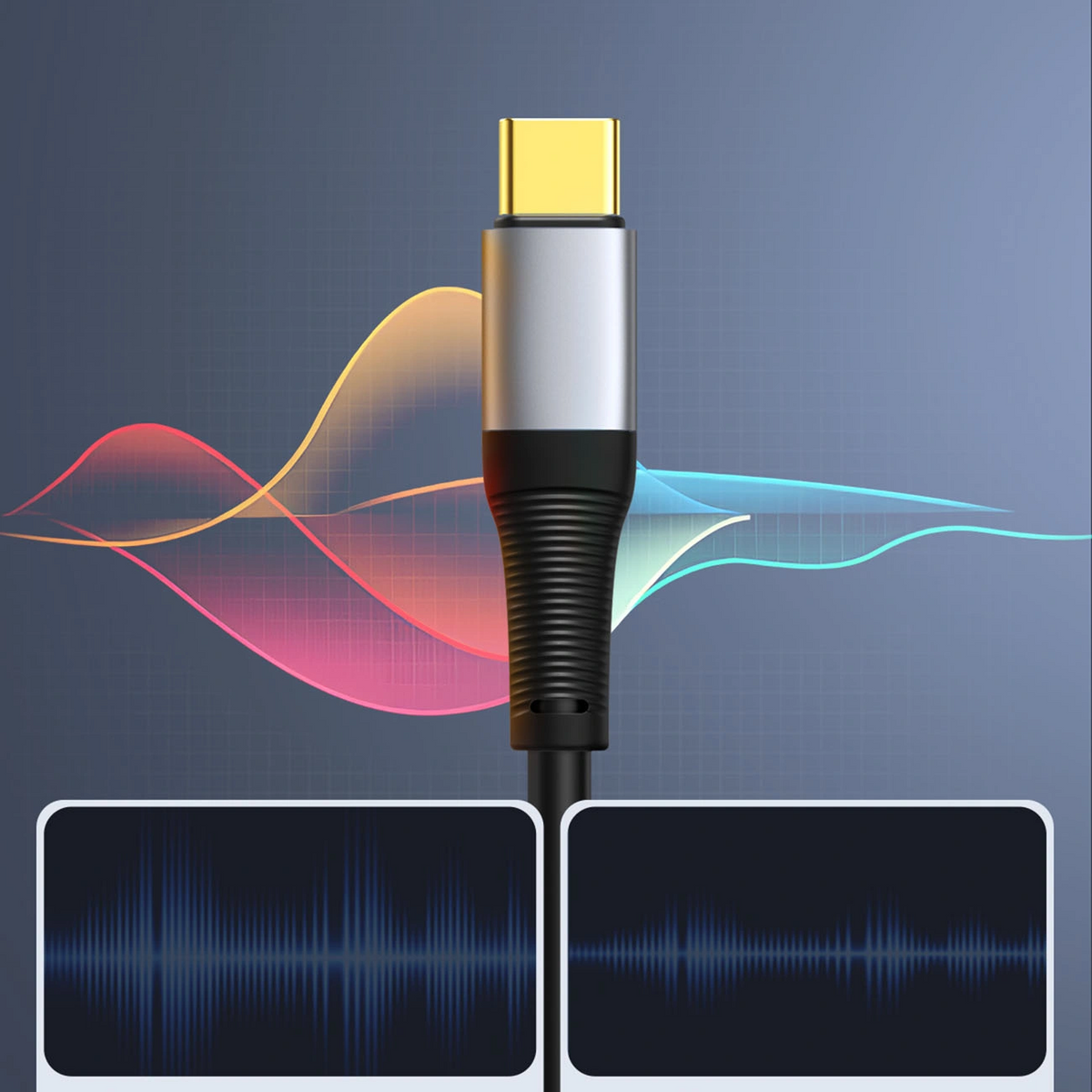 Adaptor Audio USB-C - 3.5mm Orico AXC-02, Negru