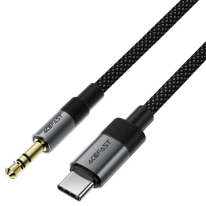 Cablu Audio USB-C - 3.5mm Acefast J11, 1m, Negru