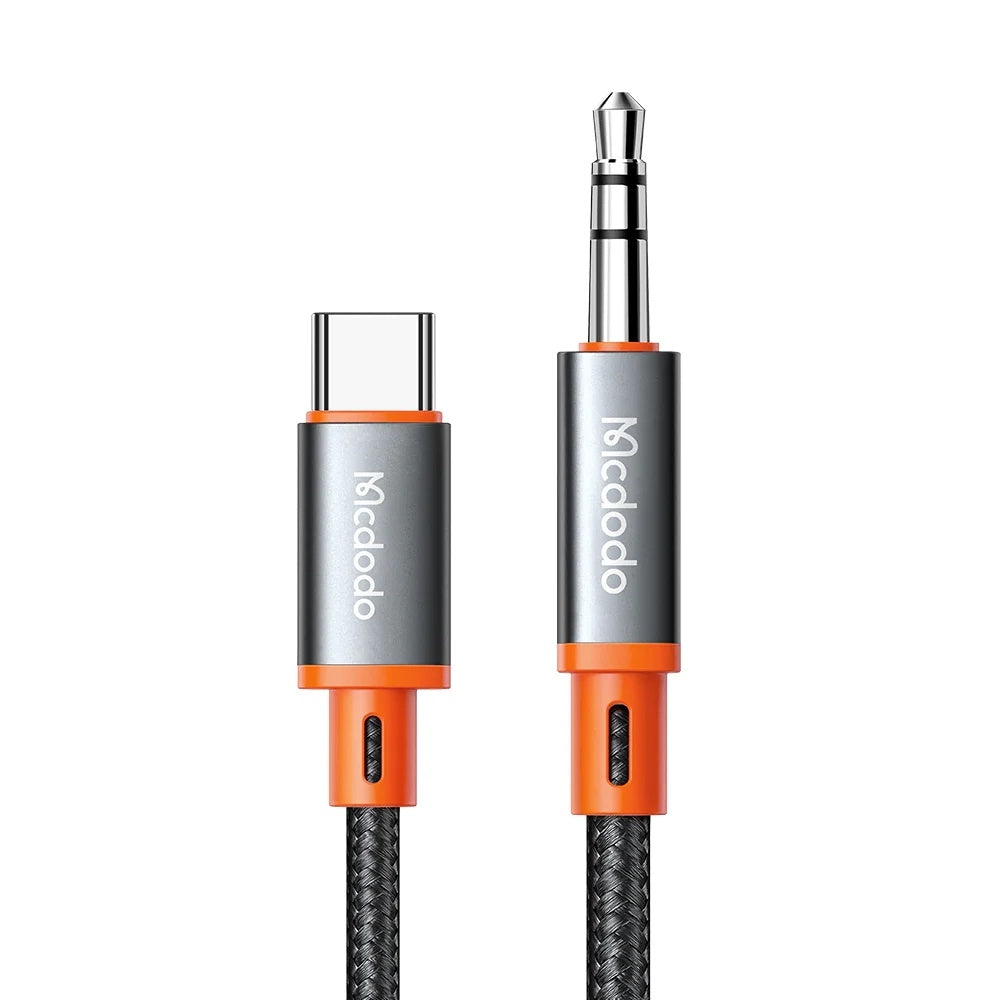 Cablu Audio USB-C - 3.5mm McDodo CA-0900, 1.8m, Negru