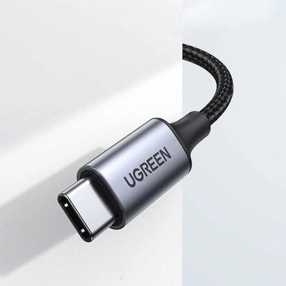 Cablu Audio USB-C - 3.5mm UGREEN CM450 (20192), 1m, Gri
