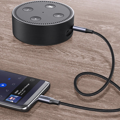 Cablu Audio USB-C - 3.5mm UGREEN AV143, 1m, Gri