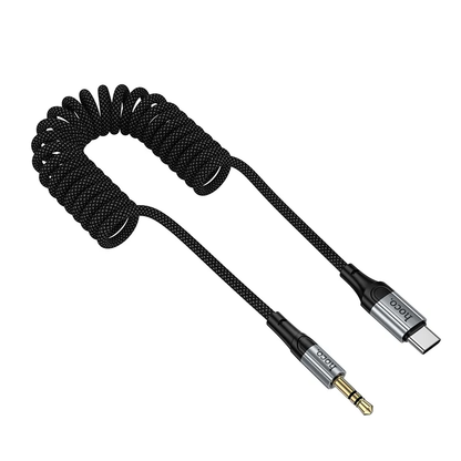 Cablu Audio USB-C - 3.5mm HOCO UPA33B, 1.5m, Negru