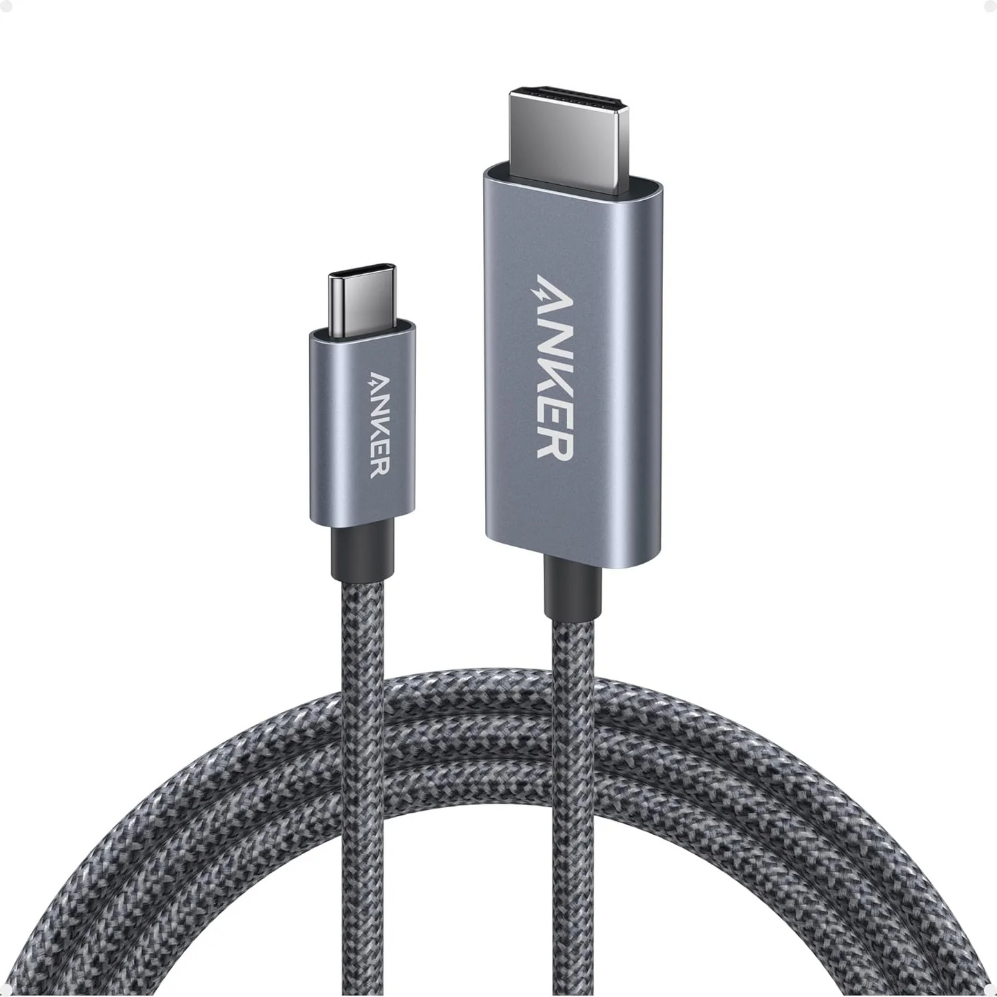 Cablu Audio si Video USB-C - HDMI Anker Nano, 1.8m, Gri A87E0H12