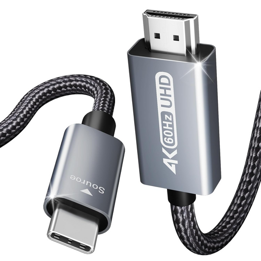 Cablu Audio si Video USB-C - HDMI Benfei, 0.9m, Gri