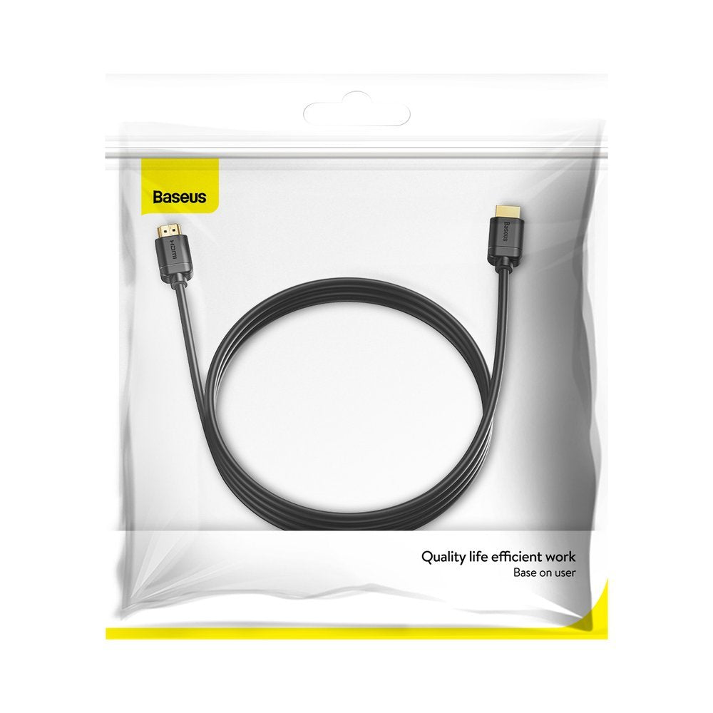 Cablu Video Baseus High Definition, HDMI - HDMI, 4K, 3m, Negru CAKGQ-C01
