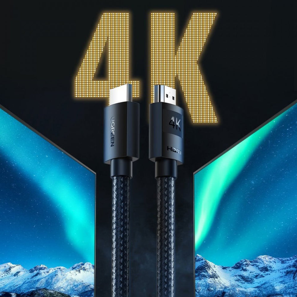 Cablu Video UGREEN HD119, HDMI - HDMI, 4K, 3m, Negru
