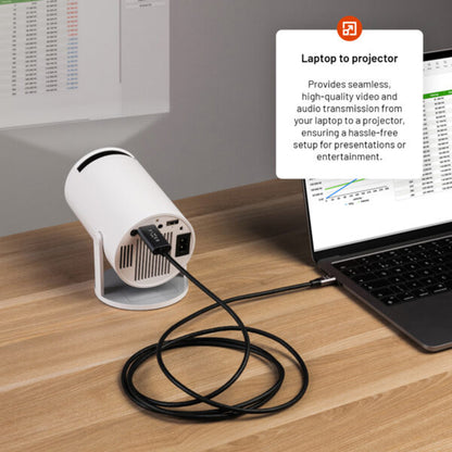 Cablu Audio si Video USB-C - HDMI Fixed, 2m, Gri