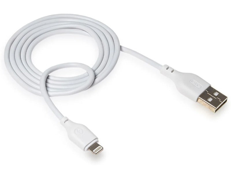 Cablu Date si Incarcare USB-A - Lightning XO Design NB103, 18W, 2m, Alb