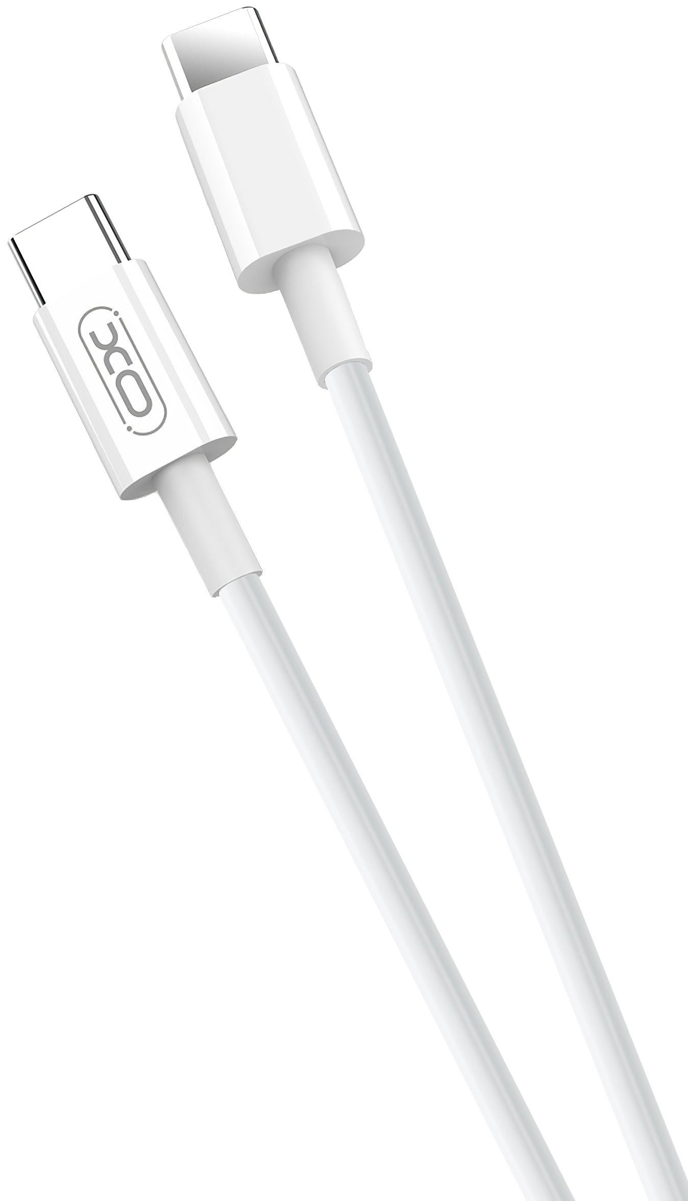 Cablu Date si Incarcare USB-C - USB-C XO Design NB124, 40W, 1m, Alb