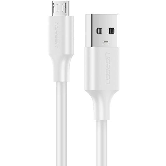 Cablu Date si Incarcare USB-A - microUSB UGREEN US289, 18W, 1.5m, Alb