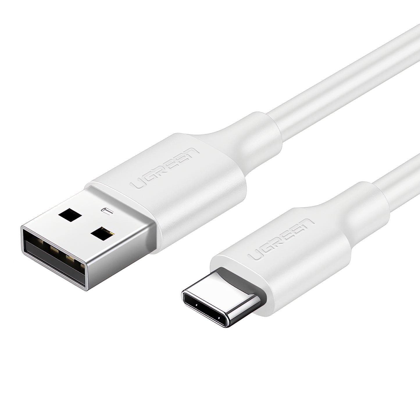 Cablu Date si Incarcare USB-A - USB-C UGREEN US287, 60W, 2m, Alb