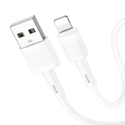Cablu Date si Incarcare USB-A - Lightning HOCO X83 Victory, 18W, 1m, Alb