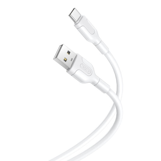 Cablu Date si Incarcare USB-A - USB-C XO Design NB212, 18W, 1m, Alb