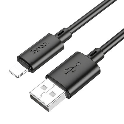 Cablu Date si Incarcare USB-A - Lightning HOCO X88, 18W, 1m, Negru