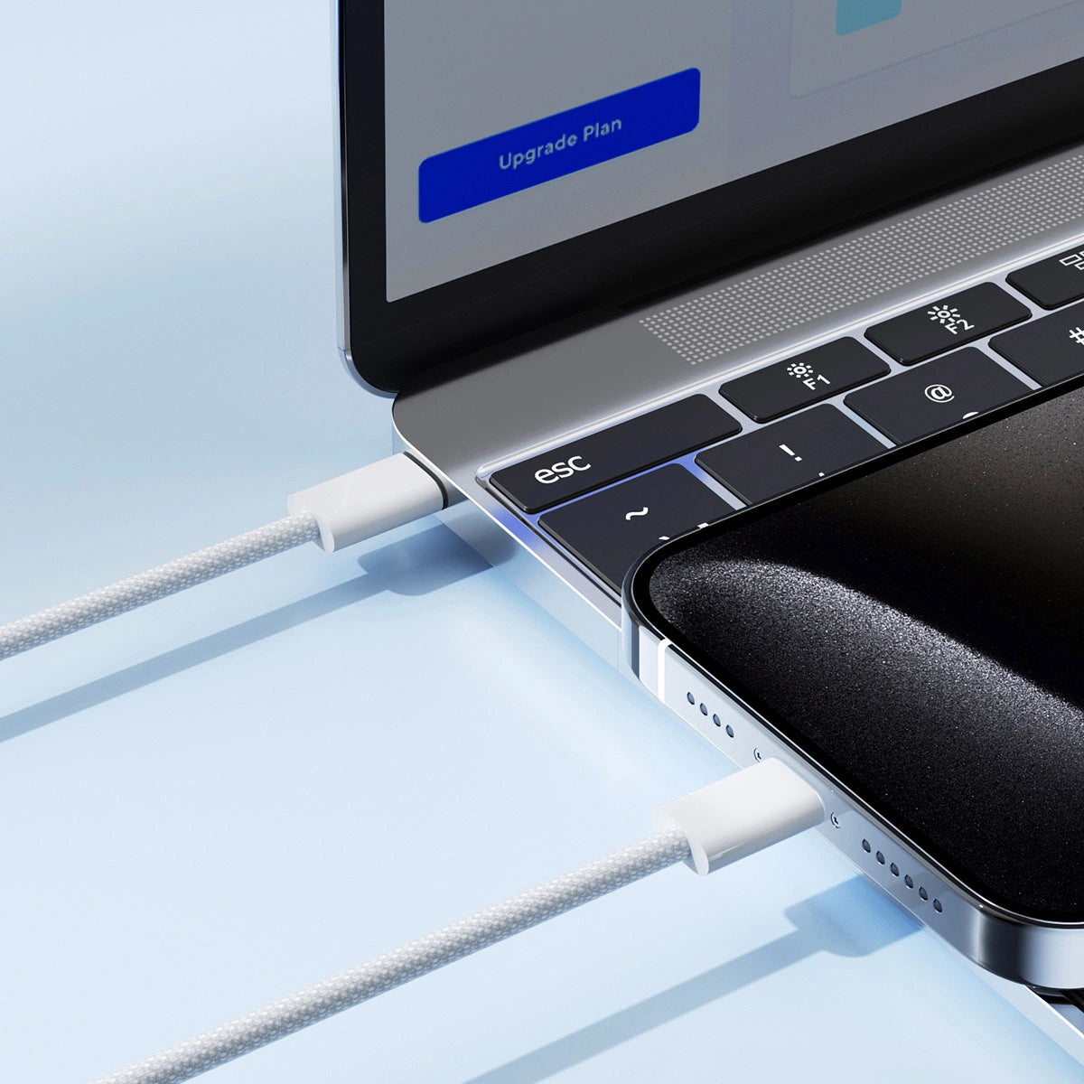 Cablu Date si Incarcare USB-C - USB-C Joyroom S-A45, 60W, 1m, Alb