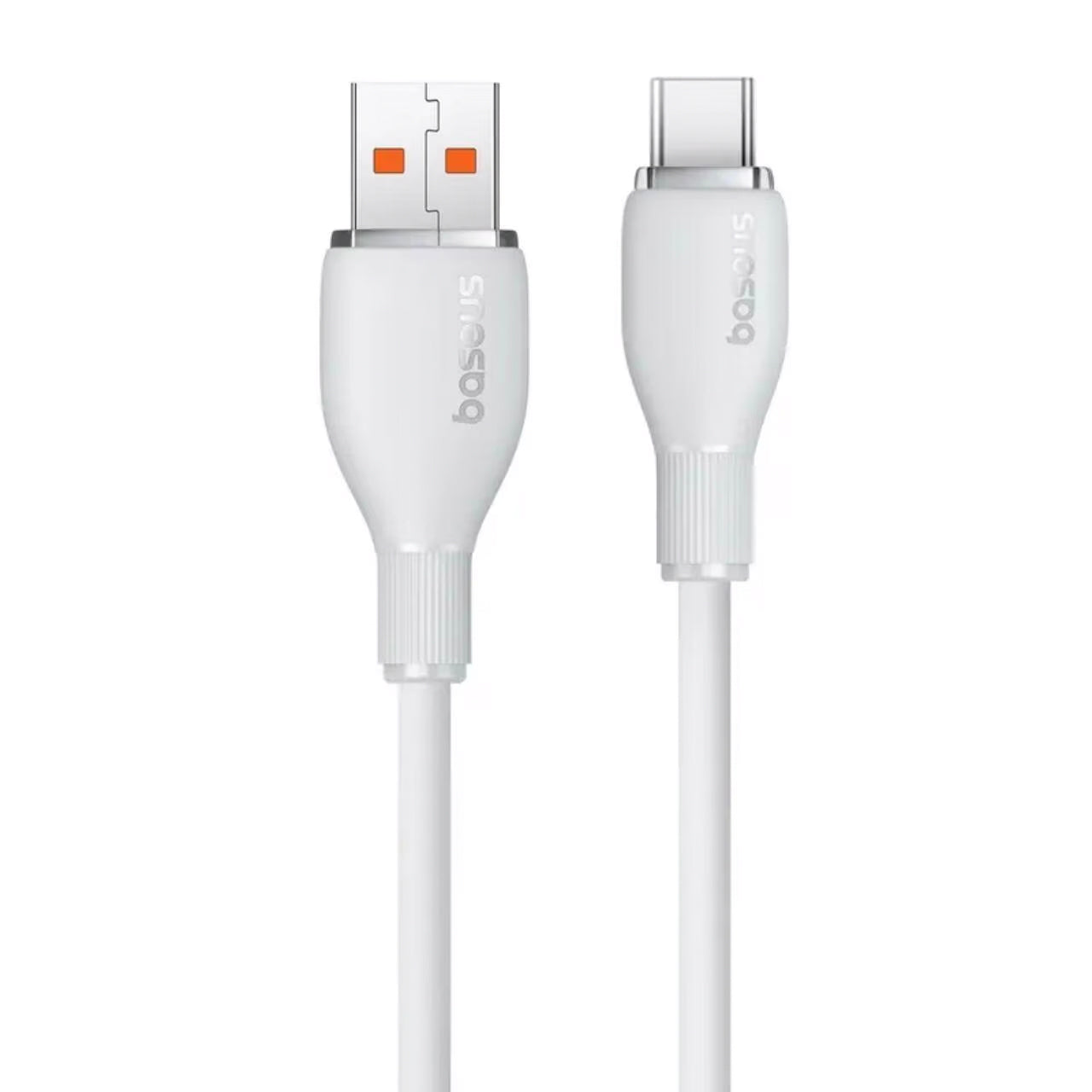 Cablu Date si Incarcare USB-A - USB-C Baseus Pudding, 100W, 2m, Alb P10355703221-01