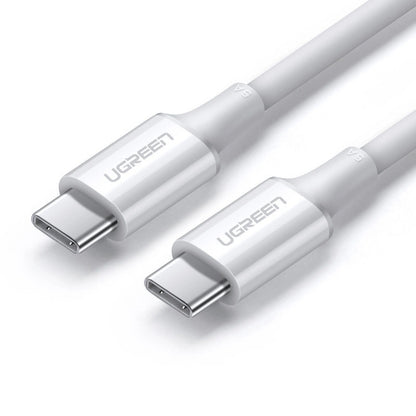 Cablu Date si Incarcare USB-C - USB-C UGREEN US300, 100W, 1m, Alb