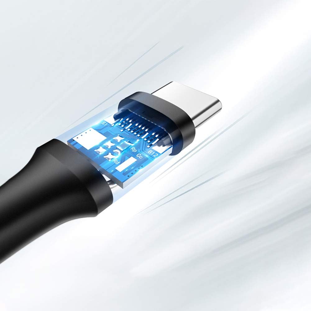 Cablu Date si Incarcare USB-A - USB-C UGREEN US287, 18W, 0.25m, Negru