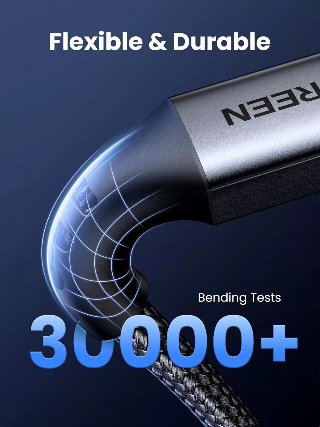 Cablu Date si Incarcare USB-C - USB-C UGREEN US567, 60W, 2m, Gri
