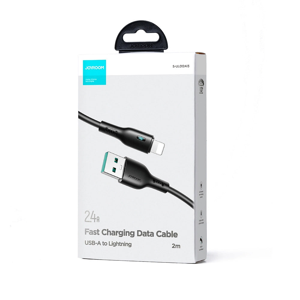 Cablu Date si Incarcare USB-A - Lightning Joyroom A13, 18W, 2m, Negru