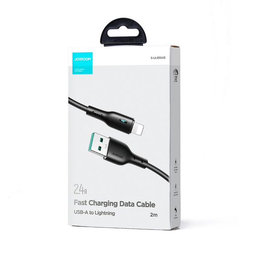 Cablu Date si Incarcare USB-A - Lightning Joyroom A13, 18W, 2m, Negru