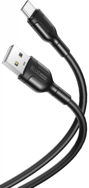Cablu Date si Incarcare USB-A - USB-C Blue Power BNB212, 18W, 1m, Alb