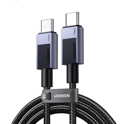 Cablu Date si Incarcare USB-C - USB-C UGREEN L513, 240W, 1m, Negru