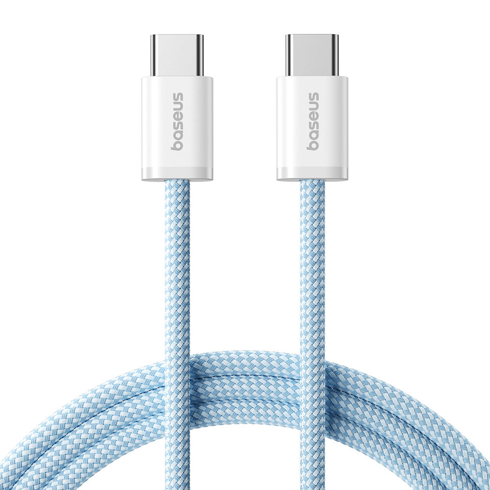 Cablu Date si Incarcare USB-C - USB-C Baseus Dynamic 4 Series, 100W, 1m, Albastru P10381400311-00