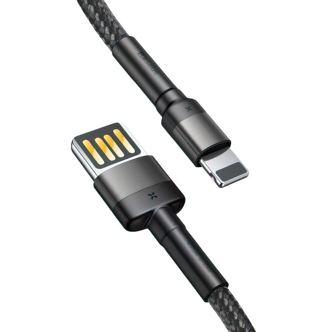 Cablu Date si Incarcare USB-A - Lightning Baseus Cafule Special Edition, 18W, 1m, Gri CALKLF-GG1