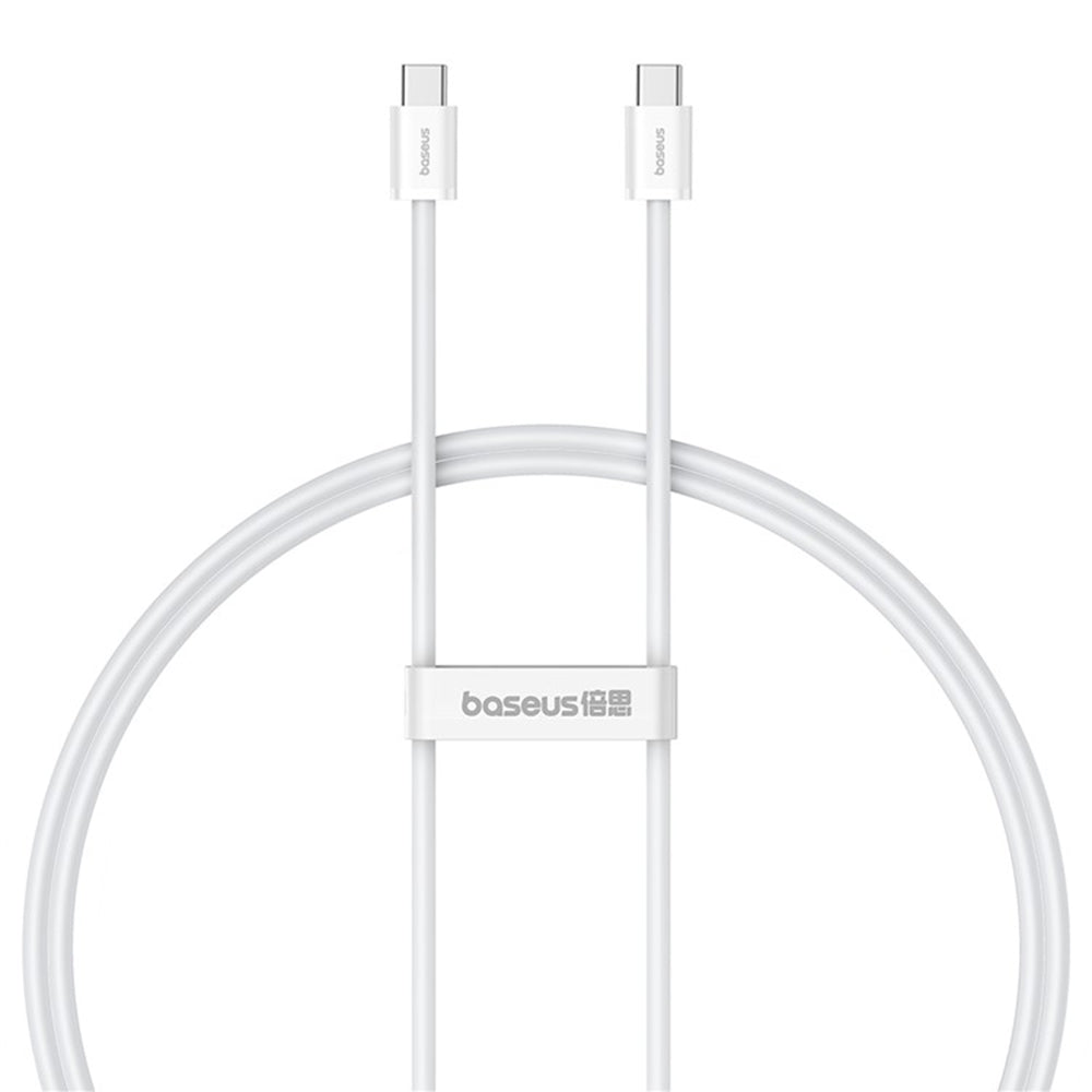 Cablu Date si Incarcare USB-C - USB-C Baseus Superior Series 2, 30W, 2m, Alb P10365200211-01