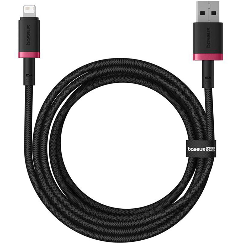 Cablu Date si Incarcare USB-A - Lightning Baseus Dura Series, 18W, 2m, Rosu P10377801U01-03