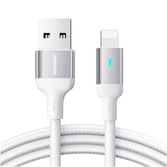 Cablu Date si Incarcare USB-A - Lightning Joyroom A10, 18W, 1.2m, Alb
