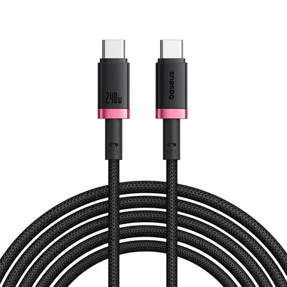 Cablu Date si Incarcare USB-C - USB-C Baseus Dura Series, 240W, 1m, Rosu P10377803U03-01