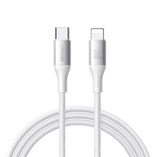 Cablu Date si Incarcare USB-C - Lightning Joyroom S-A28 Flash, 30W, 1m, Alb