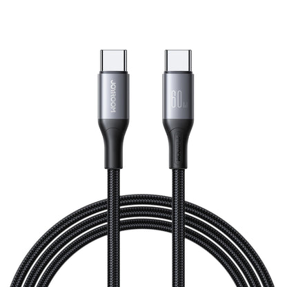 Cablu Date si Incarcare USB-C - USB-C Joyroom S-A28 Flash, 60W, 1m, Negru