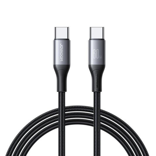 Cablu Date si Incarcare USB-C - USB-C Joyroom S-A28 Flash, 60W, 1m, Negru