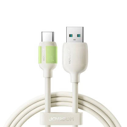 Cablu Date si Incarcare USB-A - USB-C Joyroom S-A53, 30W, 2m, Bej