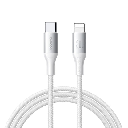 Cablu Date si Incarcare USB-C - Lightning Joyroom S-A28 Flash, 30W, 2m, Alb