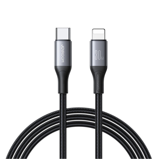 Cablu Date si Incarcare USB-C - Lightning Joyroom S-A28 Flash, 30W, 2m, Negru