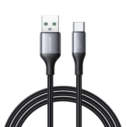 Cablu Date si Incarcare USB-A - USB-C Joyroom S-A28 Flash, 30W, 2m, Negru
