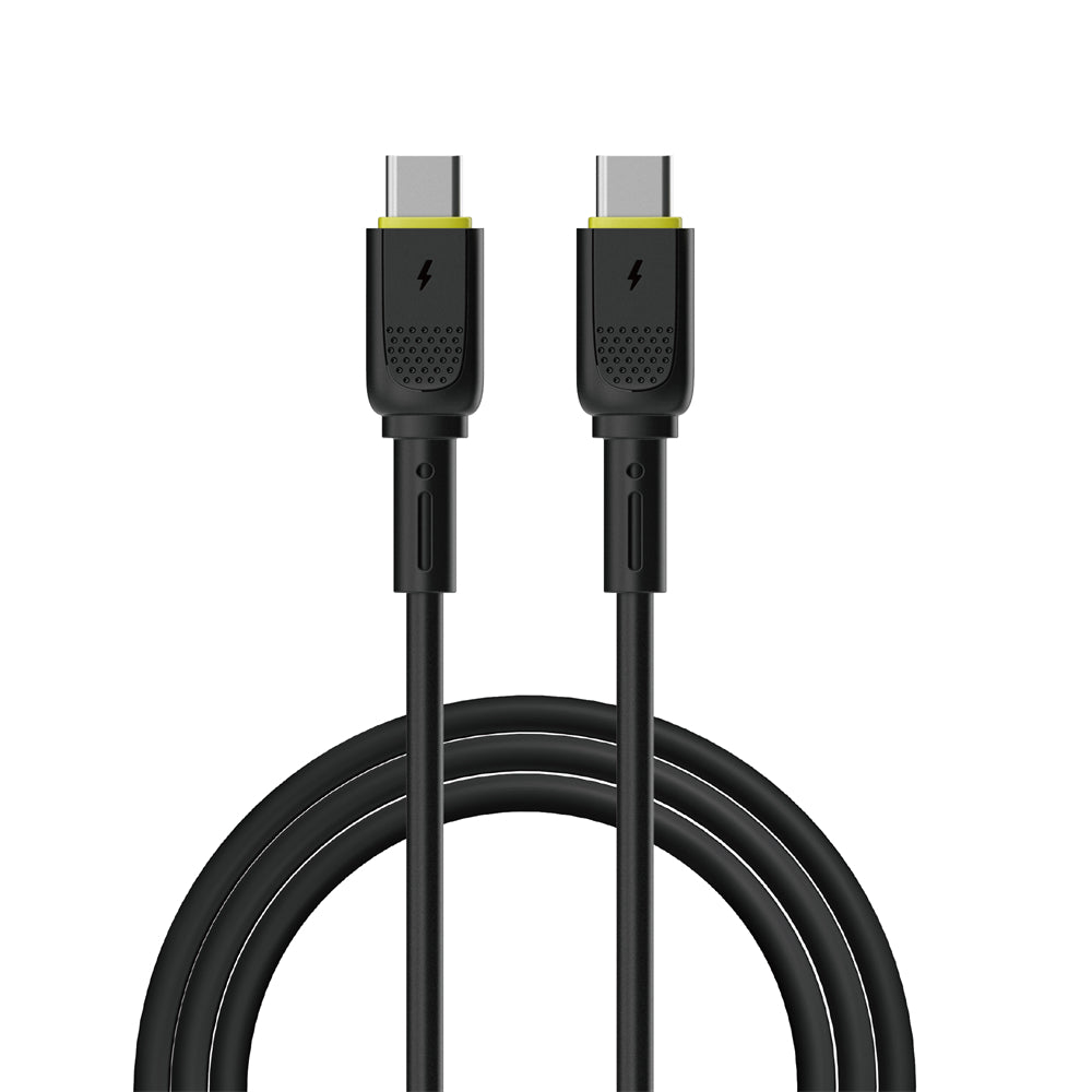 Cablu Date si Incarcare USB-C - USB-C WiWu Wi-C034, 60W, 1.2m, Negru