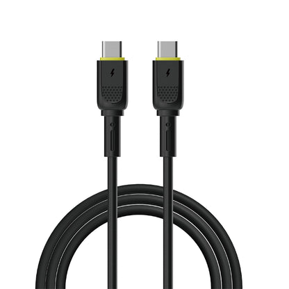 Cablu Date si Incarcare USB-C - USB-C WiWu Wi-C034, 60W, 1.2m, Negru