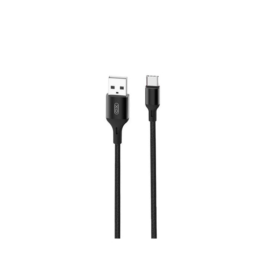 Cablu Date si Incarcare USB-A - USB-C XO Design NB143, 18W, 1m, Negru