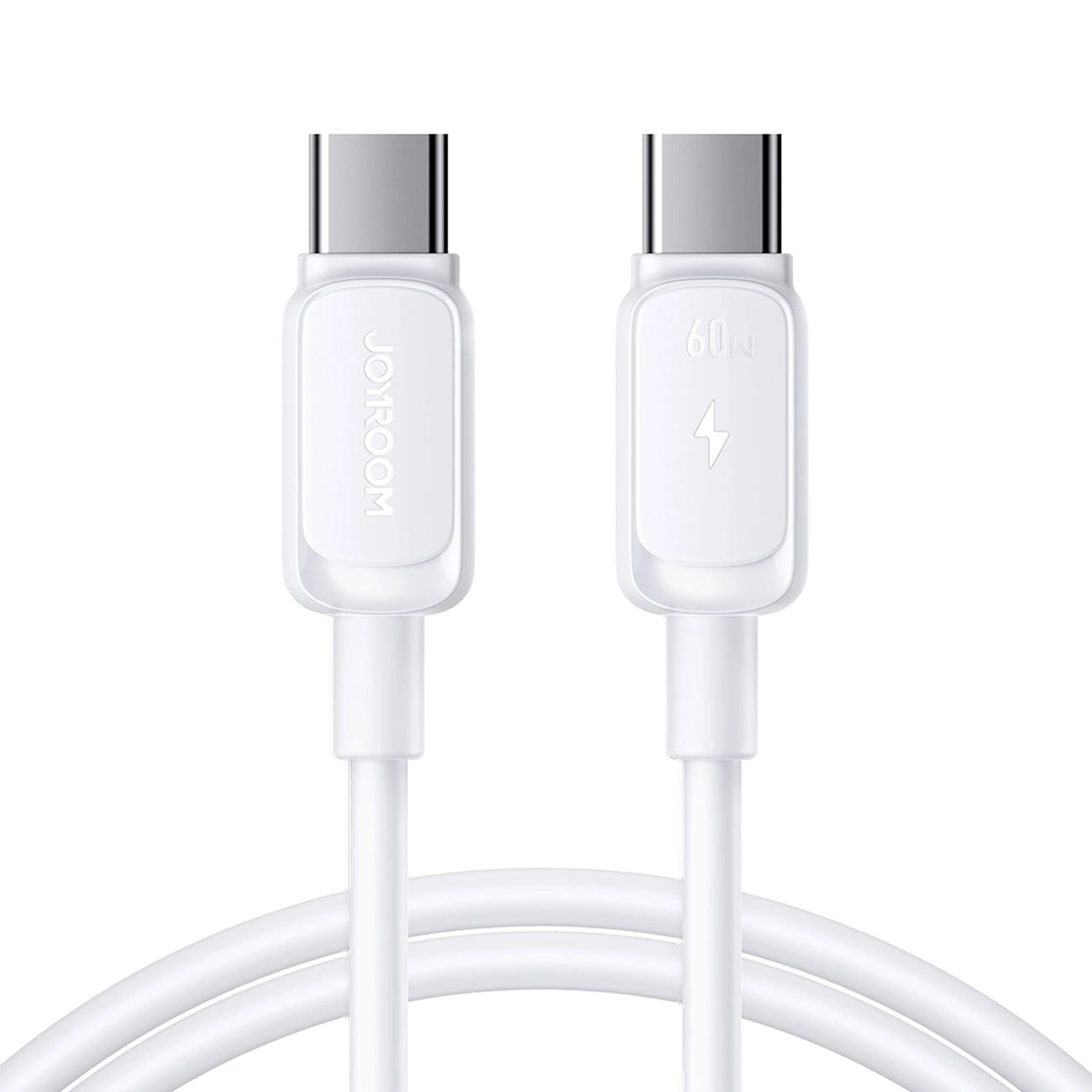 Cablu Date si Incarcare USB-C - USB-C Joyroom S-A14, 60W, 1.2m, Alb