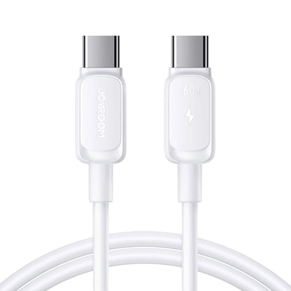 Cablu Date si Incarcare USB-C - USB-C Joyroom S-A14, 60W, 1.2m, Alb
